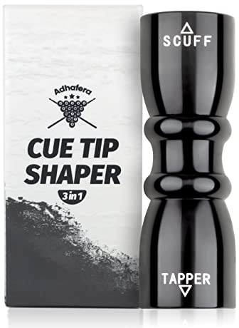 Adhafera Cue Tip Shaper, 3 in 1 of Snooker Cue Tip Shaper
