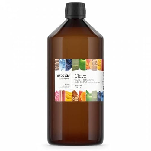 Arôme alimentaire clou de girofle concentré 1 L - Pour pâtisserie, boissons et desserts - Essenciales