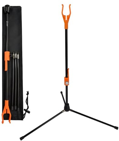 YLS Archery Bow Stand Recurve Bow Compound Bow Stand Rack Holder Legs 18.9 Height