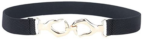 Elastisches Band Damen Gürtel Gold Hand Form Hängende Schnalle Designer Girdle Kummerbund für Damen Kleid Mantel