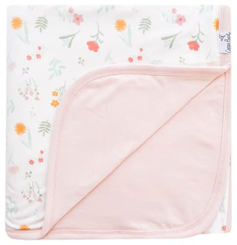 Copper Pearl Three-Layer Baby Blanket: Soft Baby Quilts for Boys and Girls | Breathable, Cozy, Toddler Blanket | Baby Quilt for Newborns | 46x46 Premium Polyester/Rayon | Mabel