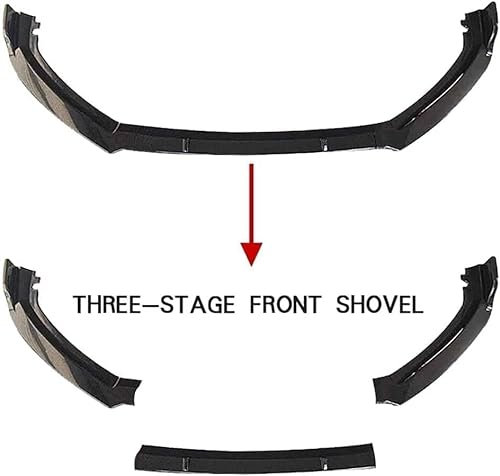 WYXFCBF Auto Frontspoiler für Ford Focus MK4 2019 2020, Frontstoßstange Spoiler Lippe Diffusor Frontlippe Splitter Body Kit, Auto Tuning Zubehör