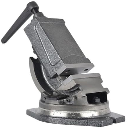 ZEEGII Kippbarer Maschinenschraubstock QHK125 Kippbarer Maschinenschraubstock for Fräsen