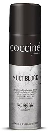 Cocciné - Schutzpräparat für Schuhe Multiblock, Schuhimprägnierung für Leder und Textilien, Schuhschutz, Schutz vor Dauerhafter Verschmutzung, Schutz vor Farbausbleichen - 250 ml