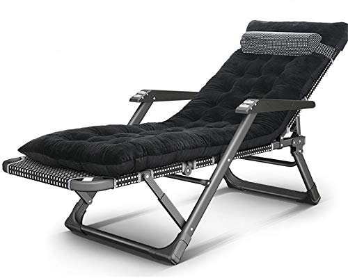 Liegestuhl Klappbar,Sessel Matratze für Sonnenliegen Hoch Senior mit Kissen Saunaliege Extra Groß Deckairliege Garten Liege Liegeliege Relaxliege für Balkon Wohnen