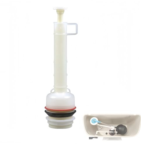 Toilet Flush Valve - Model 211-11-1112, Compatible with Toilet Tank Models Water Saver Flush Valve, for All Trip Levers, Plastic (White) ﻿