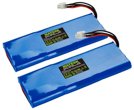 18V 3500mAh NI-MH Batteria per Husqvarna Automower 220AC 230ACX 210C 260ACX 265ACX SH G2(2004-2006) Solar Hybrid 112862101 AU-18C AU-18V 535120902 540059602 540059601 535120901 1192119010 (2 pezzI)