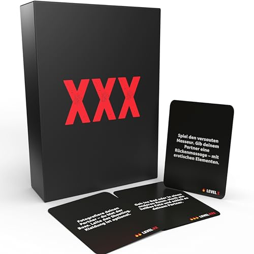 TIPSI XXX - Das Erotische Spiel für Paare ab 18 | Wahrheit oder Pflicht Sex Kartenspiel | Sexspiele zu Zweit | Pärchen Geschenke für Valentinstag & Jahrestag | 120 Spicy Karten für Heiße Nächte
