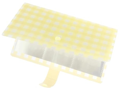 Milisten Álbum de Tarjetas Fotográficas Portátil con Cierre de Botón Organizador Multifuncional para Fotos y Tarjetas Diseño Compacto de Ranuras para y Diario Textura Mate