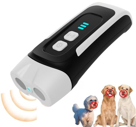 Anti-Bell für Hunde, Ultraschall Anti-Bell-Licht, tragbar, Ultraschall für Hunde, verstellbar, Frequenz Anti-Aboiement pour Chien für große mittelgroße Hunde, Hunde, Ultraschall Geräte gegen Bellen