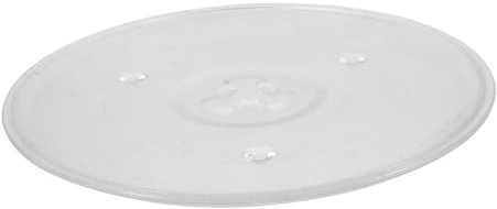 POPETPOP Plato Giratorio de Vidrio para Microondas Repuesto Resistente y Fácil de Instalar Soporte para Horno Microondas con Base Y Accesorio Compatible para Cocina