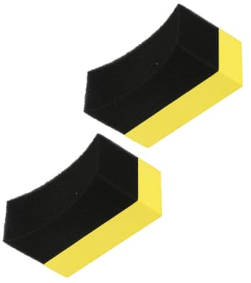 TOYZFRIENDY 2 pièces Éponge de Lavage Automobile Absorbante pour Nettoyage Pneus et Jantes Mousse Douce sans Rayure Facile à Utiliser pour Voiture et Camion