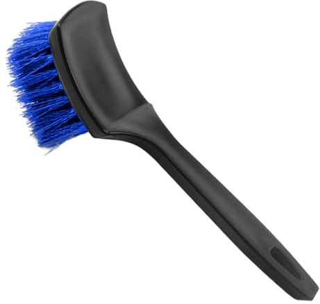 Pavsicgn Spazzola per Pneumatici Auto - Pulitore Cerchioni Auto con Manico Antiscivolo - Pulizia con Impugnatura Antiscivolo per SUV Camion | Rimozione Sporco Grasso Macchie Fango per Autovettura