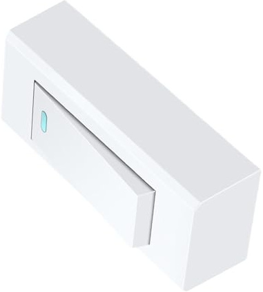 TOVINANNA Interruttore Paletta Unipolare per Uso Quotidiano Mini Pulsante Bianco Ultra Sottile per Lampada da Comodino Design Resistente e Affidabile per Controllo Luci Parete