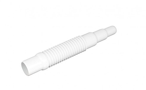 Flexible Waste Pipe Connector 300mm with Reducer 50mm / 40mm / 32mm Flexi Push Fit Water Tube Adapter