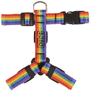 bub's Anti-Zerr-Hundegeschirr klein (Rainbow)