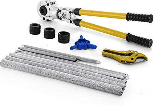 VEVOR Pressatrice Multistrato Manuale 4 Matrici Th 16-20-25-32mm Crimpatrice Idraulica Professionale con Calibratore a Molla di Torsione per Tubi Multistrato