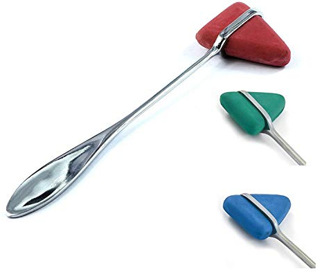 Comdent Martillo Taylor para testar los reflejos en los tendones, 20,30 cm, para diagnóstico y exploración neurológica, CE (azul)