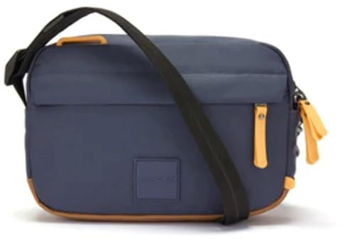 Pacsafe Unisex Go Theft Crossbody Bag, Anti-Diebstahl-Umhängetasche, Blau (Coastal Blue), 2.5 Liter, 35105651