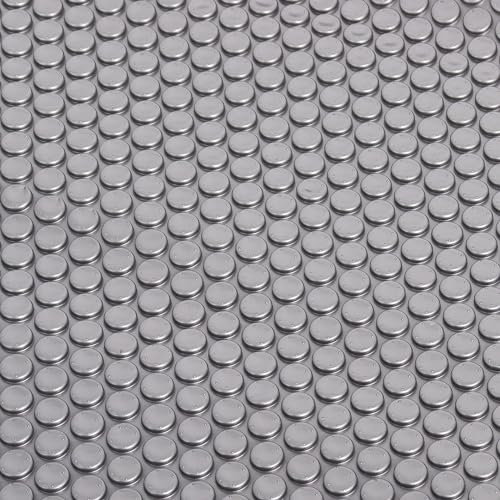 Hot Tub Bubble Blanket - 6 x 6 FT 16-Mil Square Pool Spa Solar Cover | Heavy Duty Floating Heat Retaining Thermal Blanket for Insulating Solar Heating （Gray