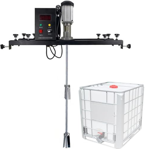 GJBMXSM IBC-Rührwerk, 980 W Elektrische Tankmischermaschine, Kommerzielle 1-Tonnen-Farbrührmaschine Mit Stützaufhänger, Farbmischausrüstung, Für Tintenlöserührwerk