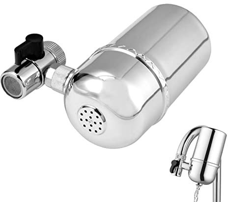 Purificateur d'eau pour robinet | Diffuseur de filtre à eau Buse d'économie d'eau Connecteur de robinet de douche, purificateur d'eau, robinet de cuisine propre, percolateur en céramique lavable,