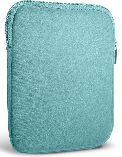 MyGadget Neopren Sleeve Hülle für Tablet bis 6,8 Zoll [ 19 x 13,5 cm ] - Schutzhülle Tasche z.B. Kindle Paperwhite [ 2024 ] | Tolino Vision 1-4 | Shine 1-3 - Hell Blau
