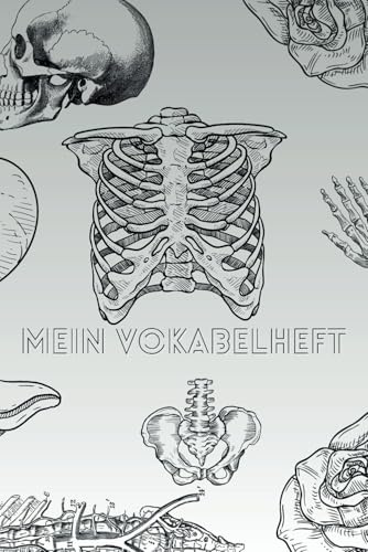 Vokabelheft Medizin, Anatomie Design: 50 beidseitig bedruckte Seiten, zwei Spalten, DIN A5 (Vokabelhefte)