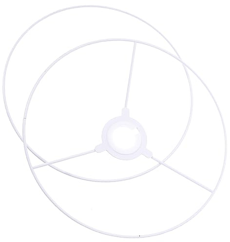 Garneck Lampenschirm Ring Set 30 Cm - Hochwertiger Lampenring Aus Eisen Für DIY Pendelleuchten - Tischlampen Und Wandlampen Ideal Für Kreative Wohnideen 15 Cm Und 25 Cm Optionen
