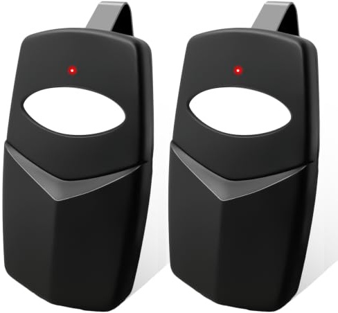 Upgraded for 1050 Stanley Garage Door Opener Remote, 310Mhz 10 Dip/Digit Switch Stanley 1050 Garage Door Remote 105015 1050-15, Easy to Set Up & Carry, Long Range & Stable, 2 Pack