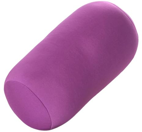 Huayeex Mikroperlen Nackenrolle, Mikroperlenkissen, Reise Nackenstützkissen, Microbead Zurück Kissen Rolle Werfen Kissen, Nackenkissen, Für Home Offices Flugzeug Auto Reisen Liegestuhl, 30 × 16 cm
