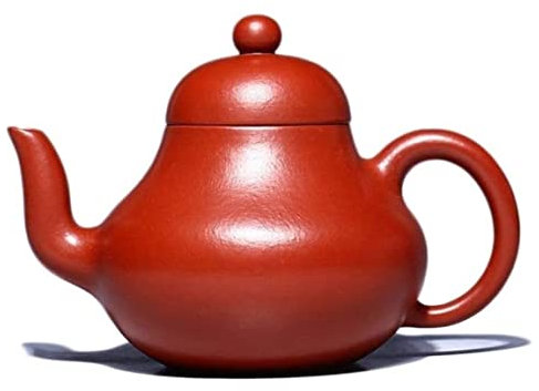 Teiera in ghisa Teiera giapponese Teiera cinese 6oz/0,18L Teiera fatta a mano Originale Mine Dahongpao Teiera in argilla viola Teiera in stile giapponese Bollitore for il tè in ghisa for la casa