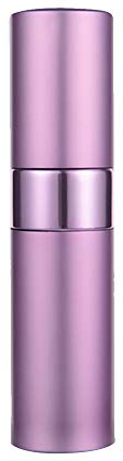 Botella de perfume con atomizador para viaje, maquillaje, agua, perfume, atomizador, color morado, 15 ml
