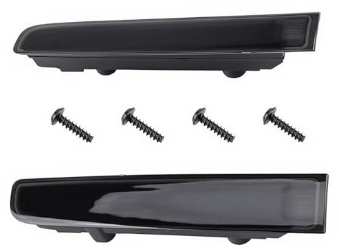 Gaogsiy 1 Paar Dritte Hintere Bremsleuchte, Schwarz, für Transporter T5 T6 Caravelle MK V mit Flügeltüren, Baujahr 2003–2015, Teilenummer 7E0945097E 7E0945097F