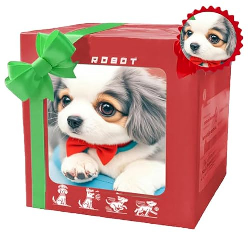 Smart Robot Dog - Realistic Robotic Puppy Toy with Walking, Barking & Tail Wagging, Interactive Lifelike Pet for Kids & Adults