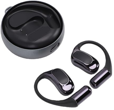 Jectse Auriculares Inalámbricos, Bluetooth 5.49, Auriculares Giratorios con Cancelación de Ruido y Pantalla LED, Reducción de Ruido AI, para Correr y Entrenar