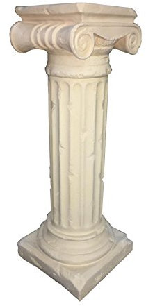 AWD Blumensäule Blumenständer Barock Säule Standsäule Creme