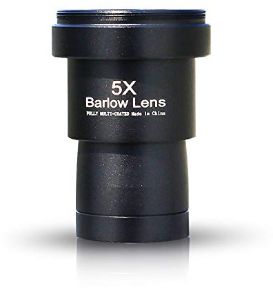 3,2 cm 5X Metall Barlowlinse, M42 x 0,75 mm Gewinde Schnittstelle Barlowlinse für Teleskop Okular Astronomie Kits
