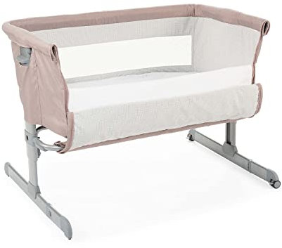 Chicco Next2Me Original, Sand | Lettino laterale per dormire, altezza regolabile, materasso e borsa da viaggio