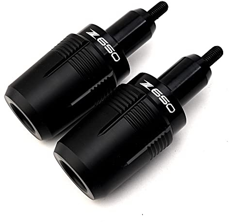 MAXZIZ 2 pièces pour Kawasaki Z650 Z 650 Z650RS Z650 2017-2023 2022 accessoires de moto curseurs de cadre de protection contre les chutes Protecteurs de collision (couleur : noir)