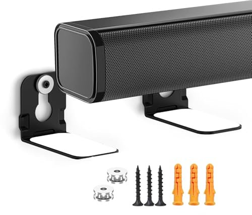 Alyphyly Universal Sound Bar Mounts Wall Mount Kit Soundbar Mounting Bracket for Soundbar Wall Mount Brackets with Hardware Kit