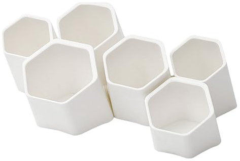 Operitacx 6St Aufbewahrungsbox für Stifte Kunststoffbehälter Wohnaccessoires Schüler Stifthalter Multifunktions-Stifthalter Haushalt Aufbewahrungskiste Make-up Pinsel Container Kind Plastik