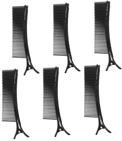 DEARMAMY 6pièces Pinces à Cheveux Pour Séparation Et Fixation Lot Pour Coupe Et Coiffage Outils De Salon Pratiques