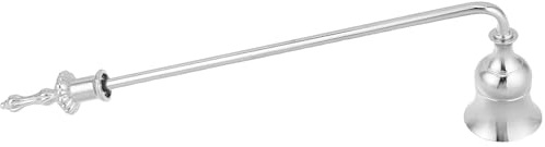 IMIKEYA Rustic Bell Candle Snuffer - Decorative Rustic Candle Extinguisher Candlesnuffer with Long Handle Farmhouse Decor Holiday Accessories