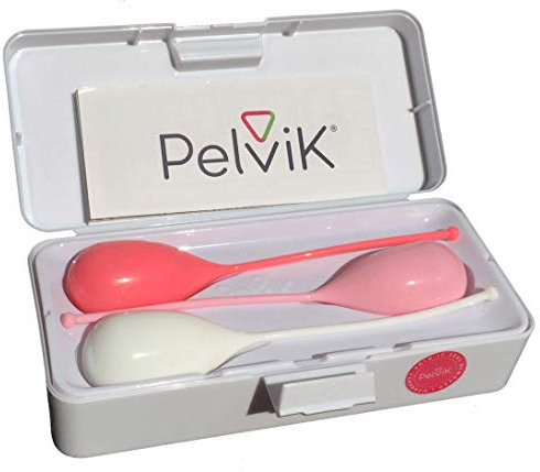 PelviK - Palline di Kegel - Kit 3 Coni - Dispositivo Medico Brevettato per Ginnastica e Riabilitazione Pelvica Incontinenza urinaria post parto, disfunzioni pavimento pelvico - consigliato da Medici