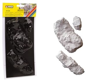 NOCH Fels-Gussform „Mittagsspitze“, mit Gesteinsform für Modellbau und DIY Bastelprojekte, ideal für Spurweite H0, TT, N, Z