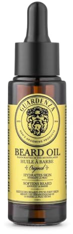 Guardenza Bartöl Herren Original | Für weichen Bart, Holzduft, 30 ml