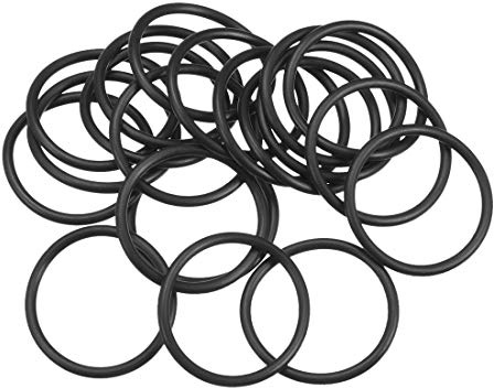 sourcing map 20 Stück Dichtung O-Ringe 75mm AD 68,8mm ID 3,1mm Breite Nitrilkautschuk Metrische Dichtungsringe Gummi Unterlegscheiben für Wasserhahn Schlauch Öl Säure Beständig Schlauch