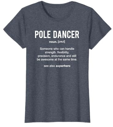 Definition Pole Dance Shirt I Stangentänzerin I Stangen Tanz T-Shirt