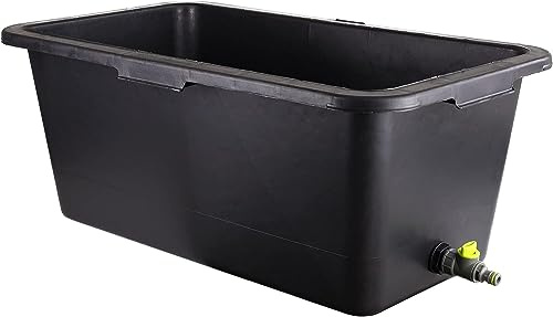 Pet Bath Pool, Bathtub for Washing Dogs and Cats, Paddling Pool for Pets, Sturdy Plastic, Useful Tap, Accessories for Pet Grooming ([cm]72x41x28; 60L)